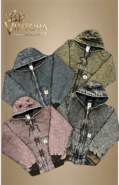 CARHARTT REWORK ACID WASH JACKET