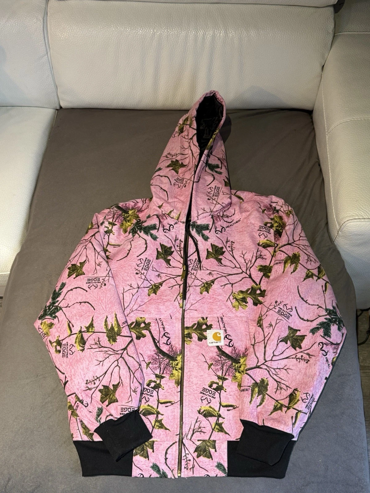 CARHARTT CAMO PINK REWORKED JACKED